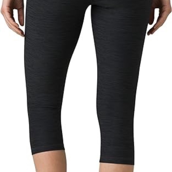 NWT Prana Kimble Capri Black Heather Women's Medium - Picture 8 of 8